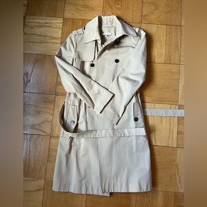 Sandro Light Tan Trench Coat